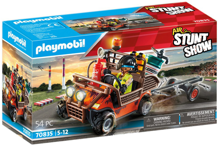 Ігровий набір із фігуркою Playmobil Air Stunt Show Мобільний сервіс (4008789708359) - зображення 1