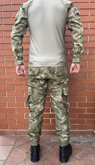 Тактическая военная форма (убакc + брюки) комуфляж оливия , размер XL - изображение 2