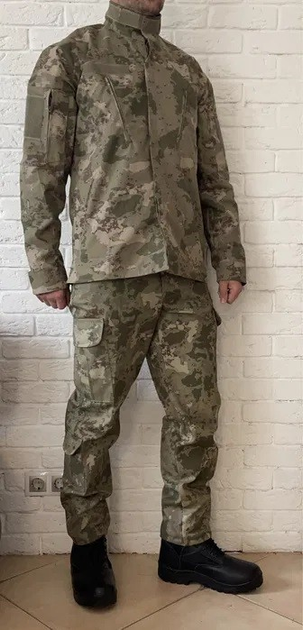 Тактическая военная форма (военный китель, военные тактические брюки, ремень) комуфляж оливия , размер XL - изображение 2