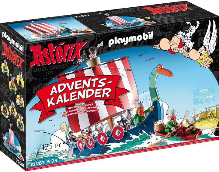 Адвент-календар Playmobil Asterix Пірати (4008789710871) - зображення 1