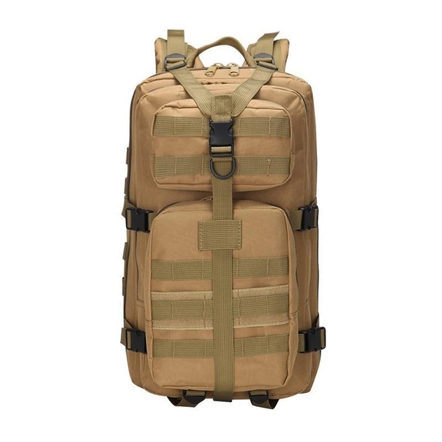 Тактический штурмовой военный рюкзак Armour Tactical C35 Oxford 600D (с системой MOLLE) 35 литров Койот - изображение 2