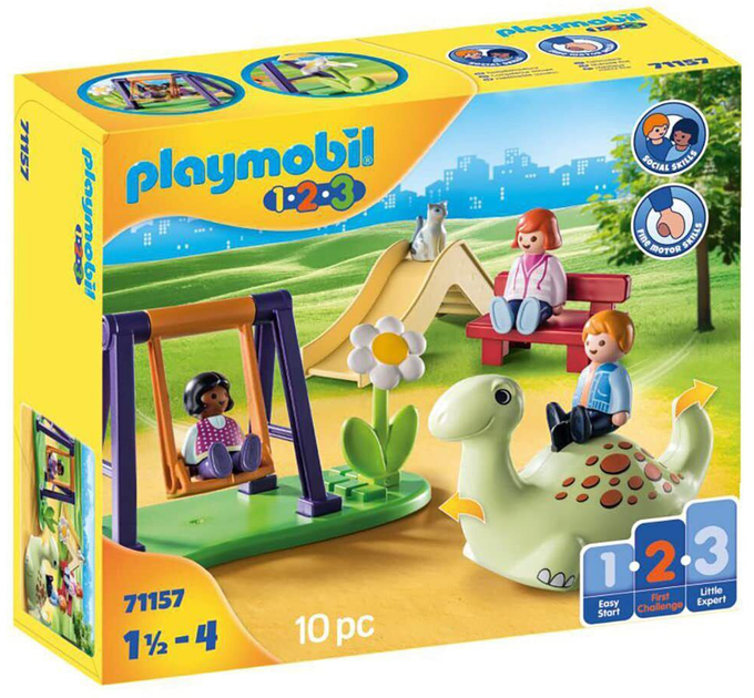 Zestaw figurek do zabawy Playmobil 1.2.3 Plac zabaw (4008789711571) - obraz 1