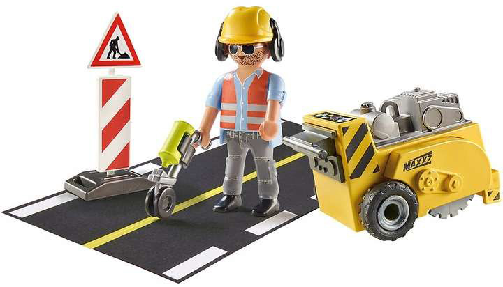 Zestaw do zabawy Playmobil City Action 71 185 Pracownik budowlany (4008789711854) - obraz 2