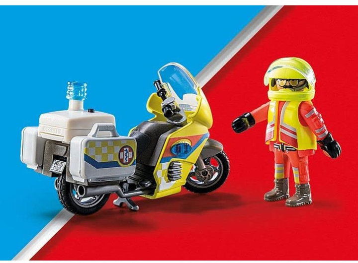 Ігровий набір Playmobil City Life 71205 Rescue Motorcycle with lights (4008789712059) - зображення 3