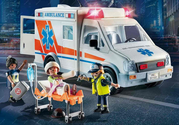Zestaw figurek do zabawy Playmobil City Action Ambulans (4008789712325) - obraz 3