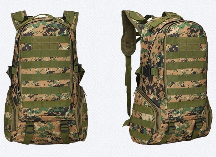 Тактичний штурмовий військовий рюкзак Armour Tactical C30 Oxford 600D (з системою MOLLE) 30 літрів Зелений піксель - зображення 2