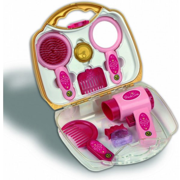 Ігровий набір Klein Hair-dryer case Princess Coralie small (4009847052735) - зображення 1