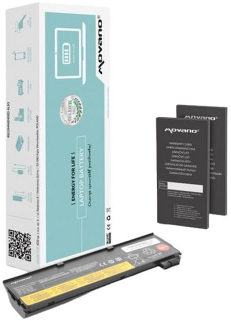 Акумулятор Movano Premium для ноутбуків Lenovo T440/X240 10.8V-11.1V 4400 mAh (5903050373665) - зображення 1