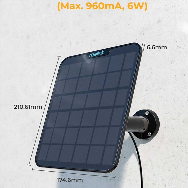 Panel słoneczny Reolink Solar Panel 2-B-Type-C (rlsp2s) - obraz 6