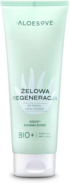 Regeneracja do twarzy ciała i włosów ALOESOVE BIO+ żelowa 250 ml (5902249017250) - obraz 1