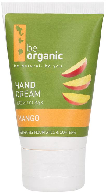 Крем для рук Be Organic Hand Cream Манго 40 мл (5905279400405) - зображення 1