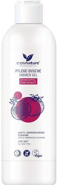 Żel pod prysznic Cosnature Shower Gel naturalny z owocem granatu odżywczy 250 ml (4260370437448) - obraz 1