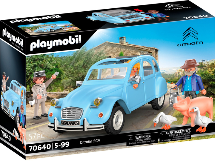 Zestaw figurek do zabawy Playmobil Classic Cars Citroen 2CV (4008789706409) - obraz 1