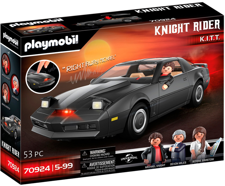 Ігровий набір фігурок Playmobil Knight Rider KITT (4008789709240) - зображення 1