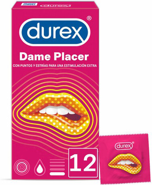 Prezerwatywy Durex Give Me Pleasure Condoms 12U (8428076000571) - obraz 1