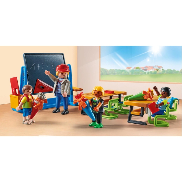 Zestaw figurek do zabawy Playmobil City Life Pierwszy dzień w szkole (4008789710369) - obraz 2