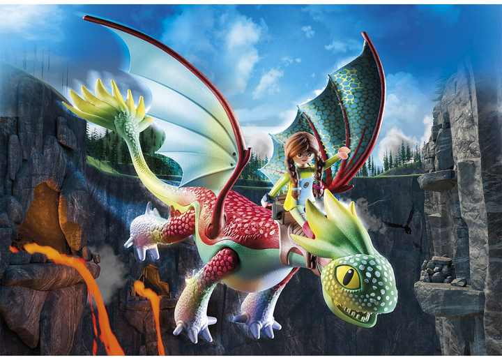 Ігровий набір фігурок Playmobil Playmobil Dragons The Nine Realms Feathers & Alex (4008789710833) - зображення 3