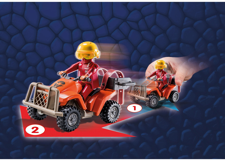 Zestaw figurek do zabawy Playmobil Dragons The Nine Realms Phil With Four (4008789710857) - obraz 4