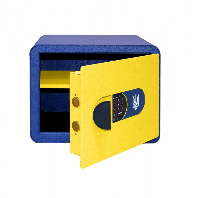 Сейф мебельный MSR.30.E.YELLOW-BLUE 30х38х32 см Синий с желтым (29-12 ...