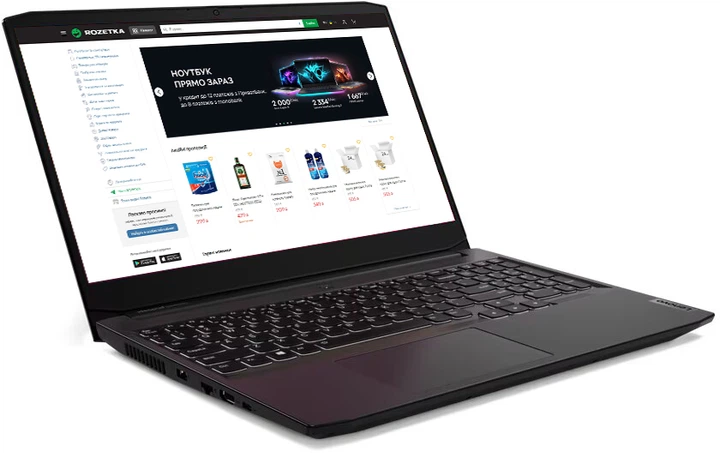 Ноутбук Lenovo IdeaPad Gaming 3 15ACH6 (82K20297RA) Shadow Black