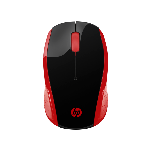 Мышка беспроводная для ПК и ноутбука HP 200 3кн 1000dpi USB черно-красный (2HU82AA) - изображение 3