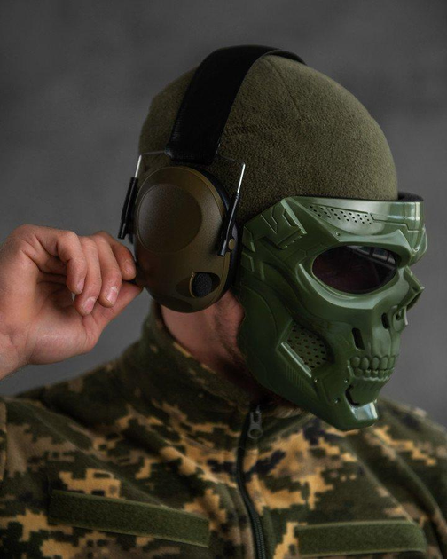 Активні тактичні навушники Tactical 6S oliva П3-0! - зображення 1