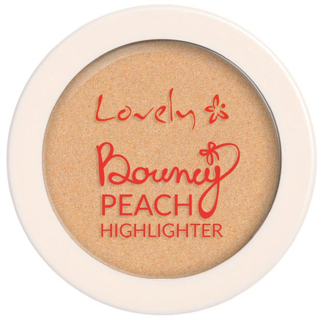 Rozświetlacz do twarzy Lovely Bouncy Peach Highlighter 3.6 g (5901801692010) - obraz 1