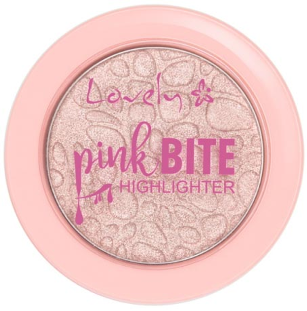 Rozświetlacz do twarzy Lovely Pink Bite Highlighter 1 szt (5901801639817) - obraz 1