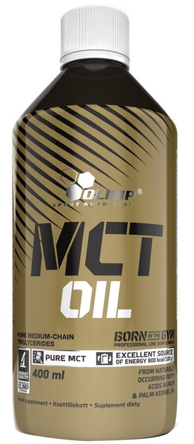 Харчова добавка Olimp MCT Oil 400 мл Апельсин (5901330001642) - зображення 1