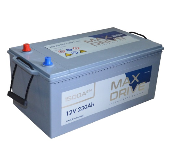 Акумулятор Max Drive SMF 230A*год., L+, 1500А - изображение 1