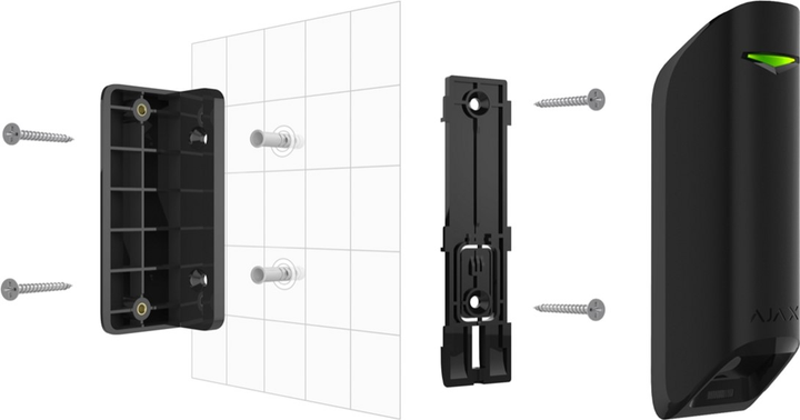 Bezprzewodowy czujnik ruchu Ajax MotionProtect Curtain Czarny (000015834) - obraz 5