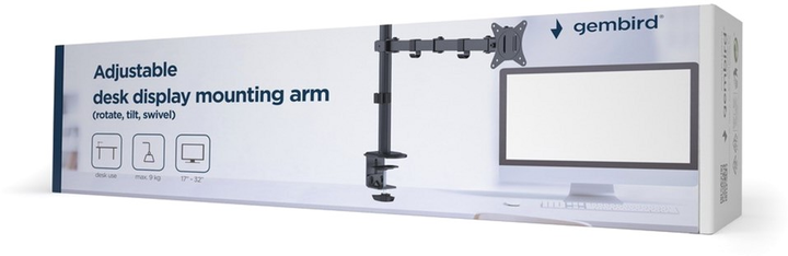 Uchwyt monitora 17-32" Gembird MA-D1-01 - obraz 3