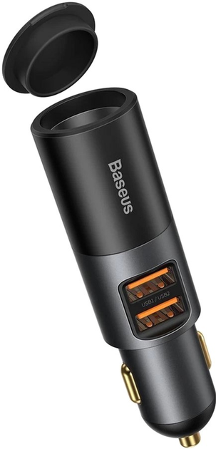 Ładowarka samochodowa Baseus Share Together Fast Charge Car Charger z gniazdem zapalniczki 2x USB (CCBT-D0G) - obraz 2