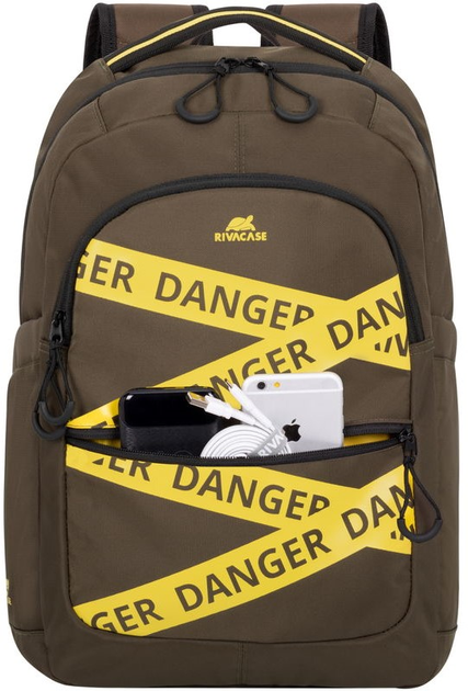 Рюкзак для ноутбука RIVACASE 5431 15.6" Khaki - зображення 5