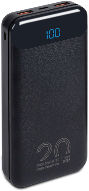 Powerbank Rivacase Rivapower 20000 mAh Black (RIVAPOWER VA2580) - obraz 2