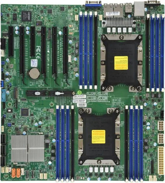 Материнська плата Supermicro MBD-X11DPI-N-O (s3647, Intel C621, PCI-Ex16) - зображення 1