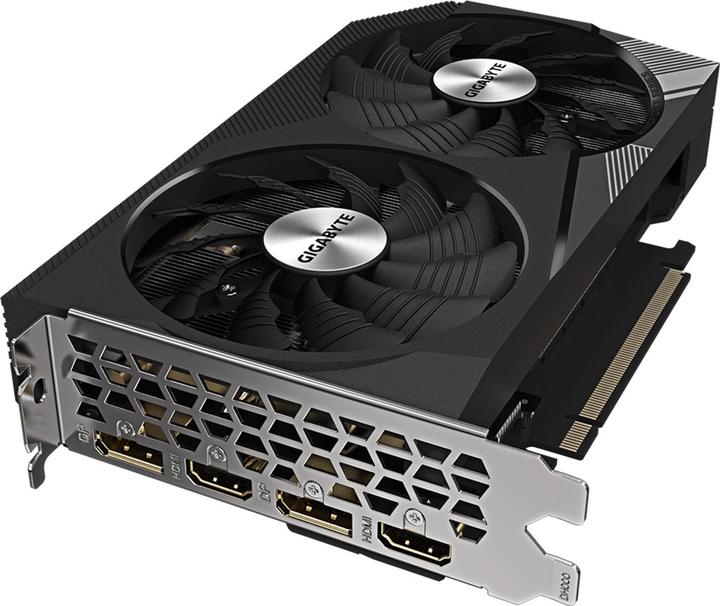 Відеокарта Gigabyte PCI-Ex GeForce RTX 3060 Windforce OC 12G (rev. 2.0) 12GB GDDR6 (192bit) (1792/15000) (2 х HDMI, 2 х DisplayPort) (GV-N3060WF2OC-12GD) - зображення 3