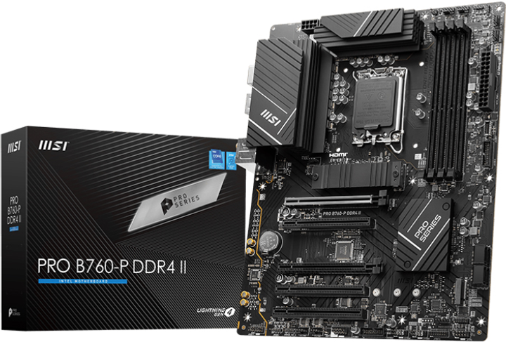 Материнская плата MSI PRO B760-P DDR4 II (s1700, Intel B760, PCI-Ex16) - изображение 5