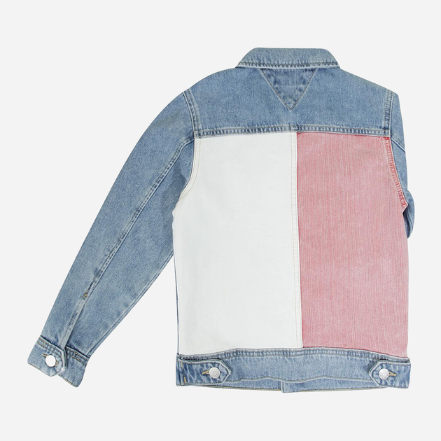 Kurtka jeansowa dziecięca Tommy Hilfiger KS0KS00125-1AB 152 cm Niebieska (8719862918454) - obraz 2