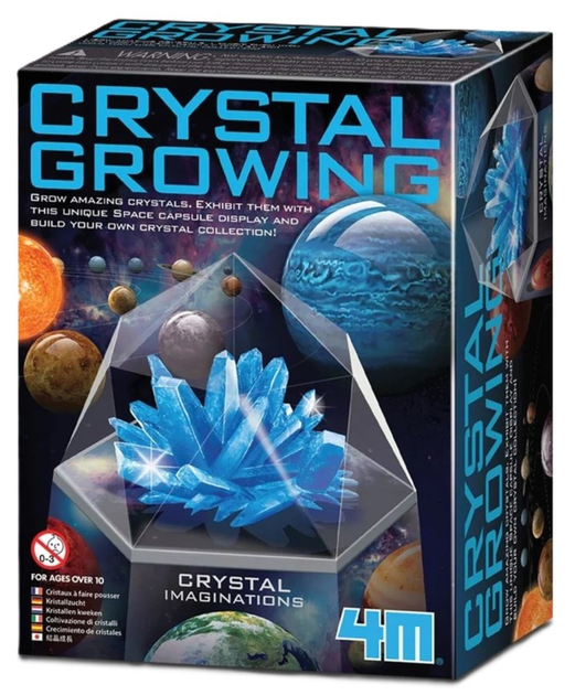 Zestaw do eksperymentów naukowych 4M Crystal Growing Blue (4893156039309) - obraz 1