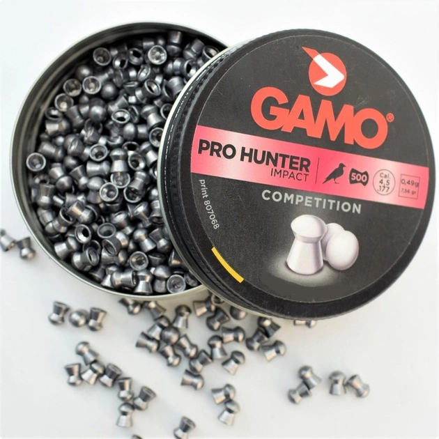 Кулі GAMO Pro-Hunter 500 шт. кал. 4.5 мм, 0.49 гр. - зображення 1