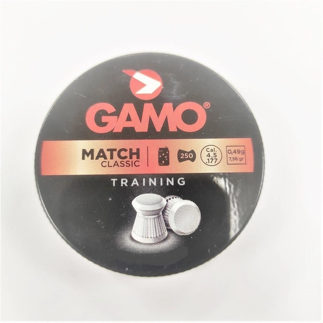 Пули GAMO Match 0.49 гр, 250 шт. кал.4.5 - изображение 2