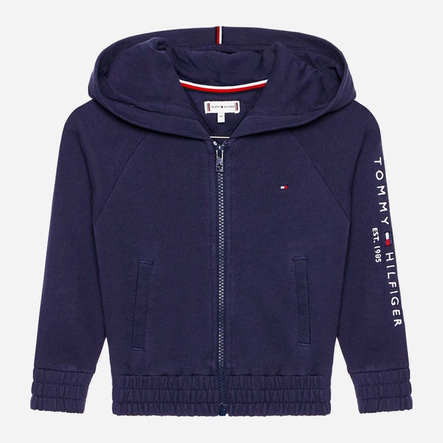 Bluza dziecięca Tommy Hilfiger dla dziewczynki KG0KG05675-C87 152 cm Ciemnoniebieska (8720113105929) - obraz 4