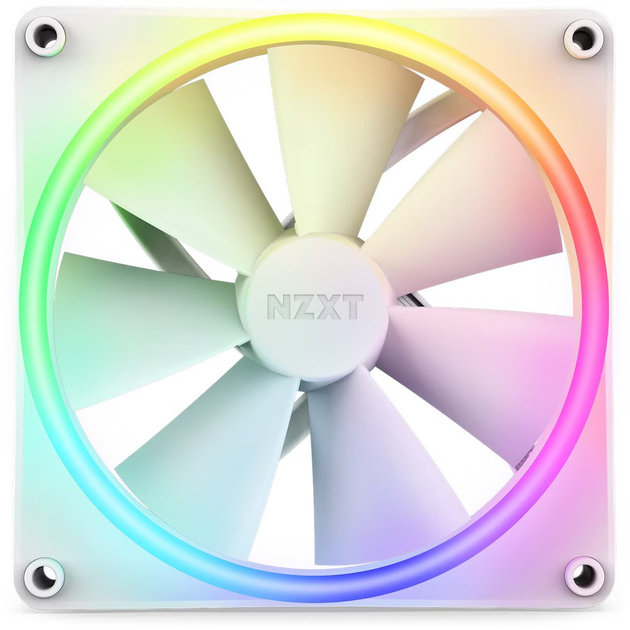 Вентилятор NZXT F140 RGB DUO 140 мм PWM White (RF-D14SF-W1) – фото ...
