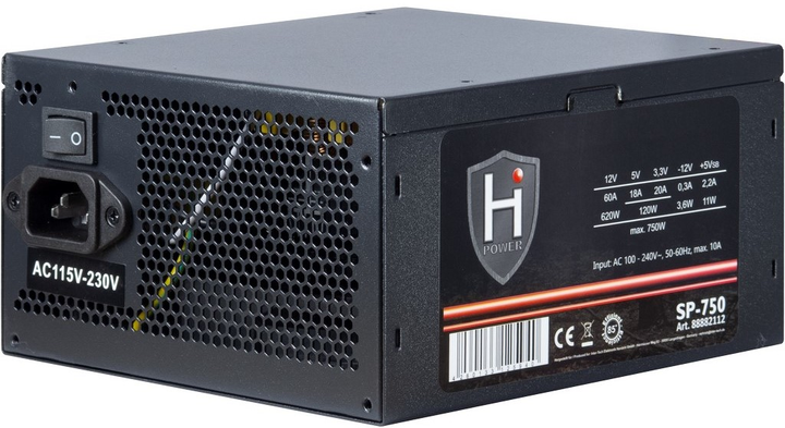 Блок живлення Inter-Tech HiPower SP-750 750 Вт (88882112) - зображення 2