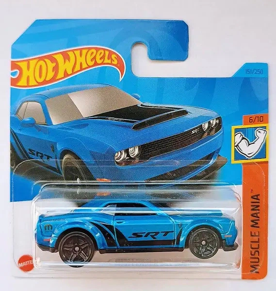 Машинка Hot Wheels '18 DODGE CHALLENGER SRT DEMON HKJ54 – игрушки