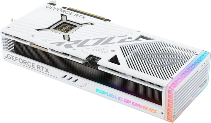Відеокарта ASUS PCI-Ex GeForce RTX 4090 ROG Strix White Edition 24GB GDDR6X (384bit) (2550/21000) (2 x HDMI, 3 x DisplayPort) (90YV0ID3-M0NA00) - зображення 11