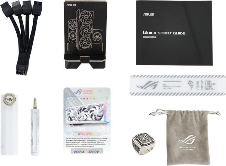 Відеокарта ASUS PCI-Ex GeForce RTX 4090 ROG Strix White Edition 24GB GDDR6X (384bit) (2550/21000) (2 x HDMI, 3 x DisplayPort) (90YV0ID3-M0NA00) - зображення 12