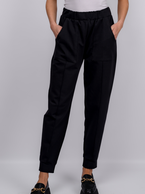 Spodnie slim fit damskie MODAGI A23 L/XL Czarne (5904996500801) - obraz 1