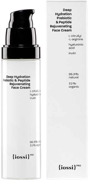 Крем Iossi Deep Hydration Prebiotic & Peptide Rejuvenating Face Cream інтенсивний відновлювальний засіб для чутливої шкіри 50 мл (5907222501856) - зображення 1